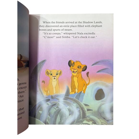 Disney's The Lion King a Little Golden Book Hardcover Vintage Children's Book - Picture 4 of 4